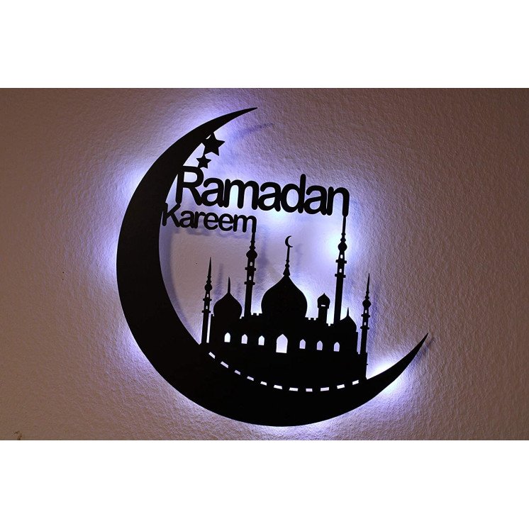 Ramadan Kareem Schlummerlicht Nachtlicht deko LED Islamischen Mond رمضان كريم