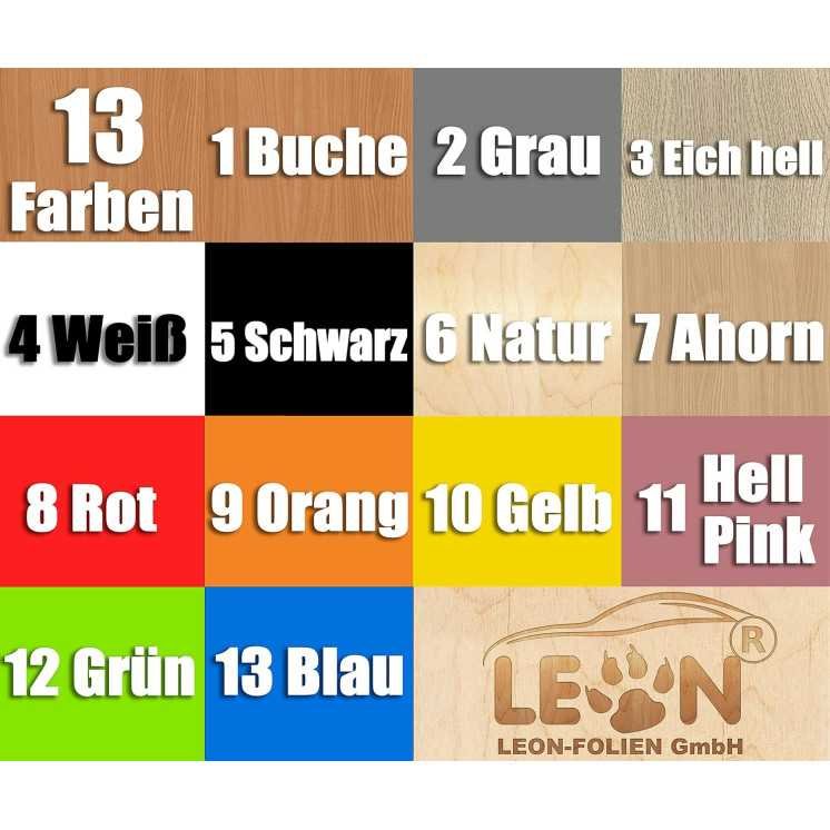 LEON FOLIEN Sternchen Stern LED Deko Schlummerlicht Nachtlicht personalisiert mit Wunsch Namen coole Schriftart Lasergravur