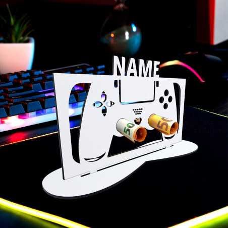 Gaming Geburtstag Geldgeschenk personalisiert Name - PS, PC, Spielekonsolen - Spiel Controller - Besondere Geschenke für